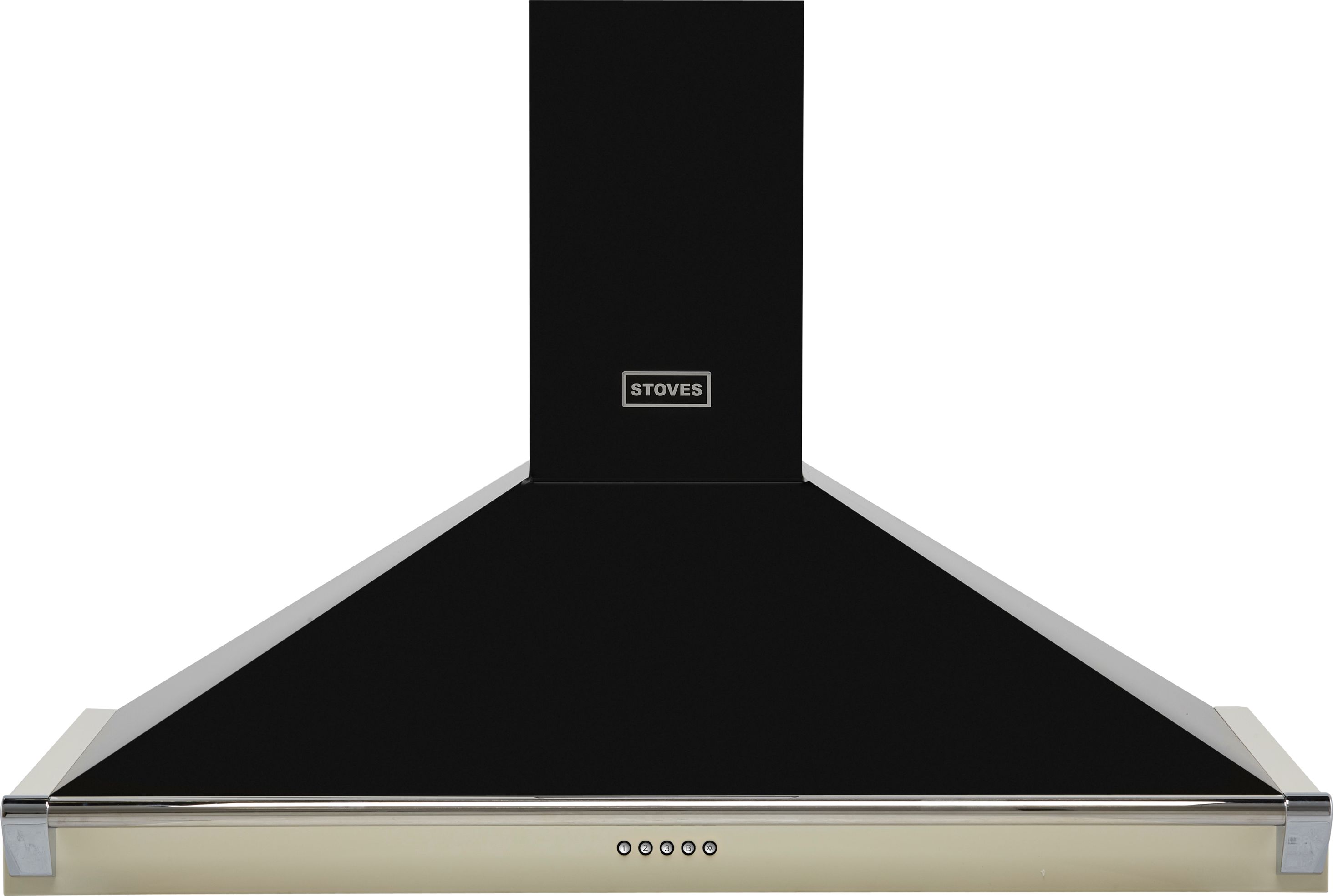 Cream cooker hood deals 100cm